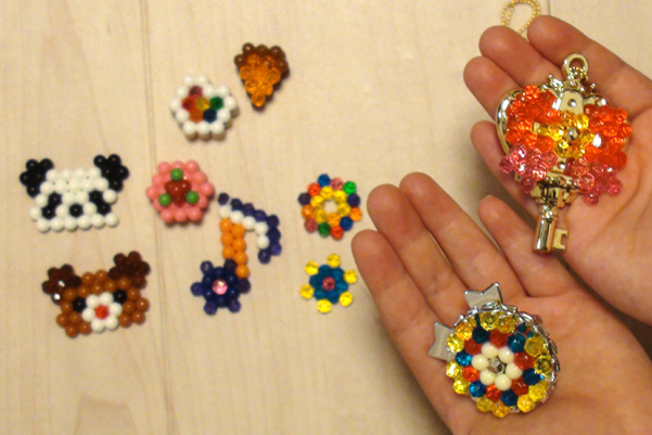 アクアビーズでオーナメントを作る エイミーのアトリエ