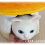 工作・クラフト「白猫のおとうさん」を作りました。＜前編・顔＞