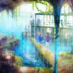 イラスト・絵画「秘密の隠れ家（背景画）」を描きました。