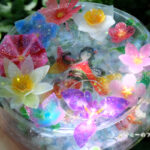 工作・クラフト「四季の花手水～花の指輪～」を作りました。