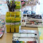 絵画コンクールで入賞を目指す
