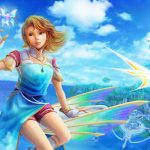 イラスト・絵画「青い空と青い海」を描きました。