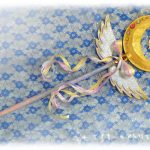 工作・クラフト「魔法のステッキ（月と星）」を作りました。