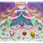 イラスト・絵画「エイミーのクリスマスドレス」を描きました。