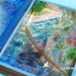 工作・クラフト「海の宝箱」を作りました。