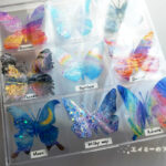 工作・クラフト「空色蝶々の標本」を作りました。