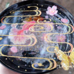 工作・クラフト「桜と金魚鉢」を作りました。